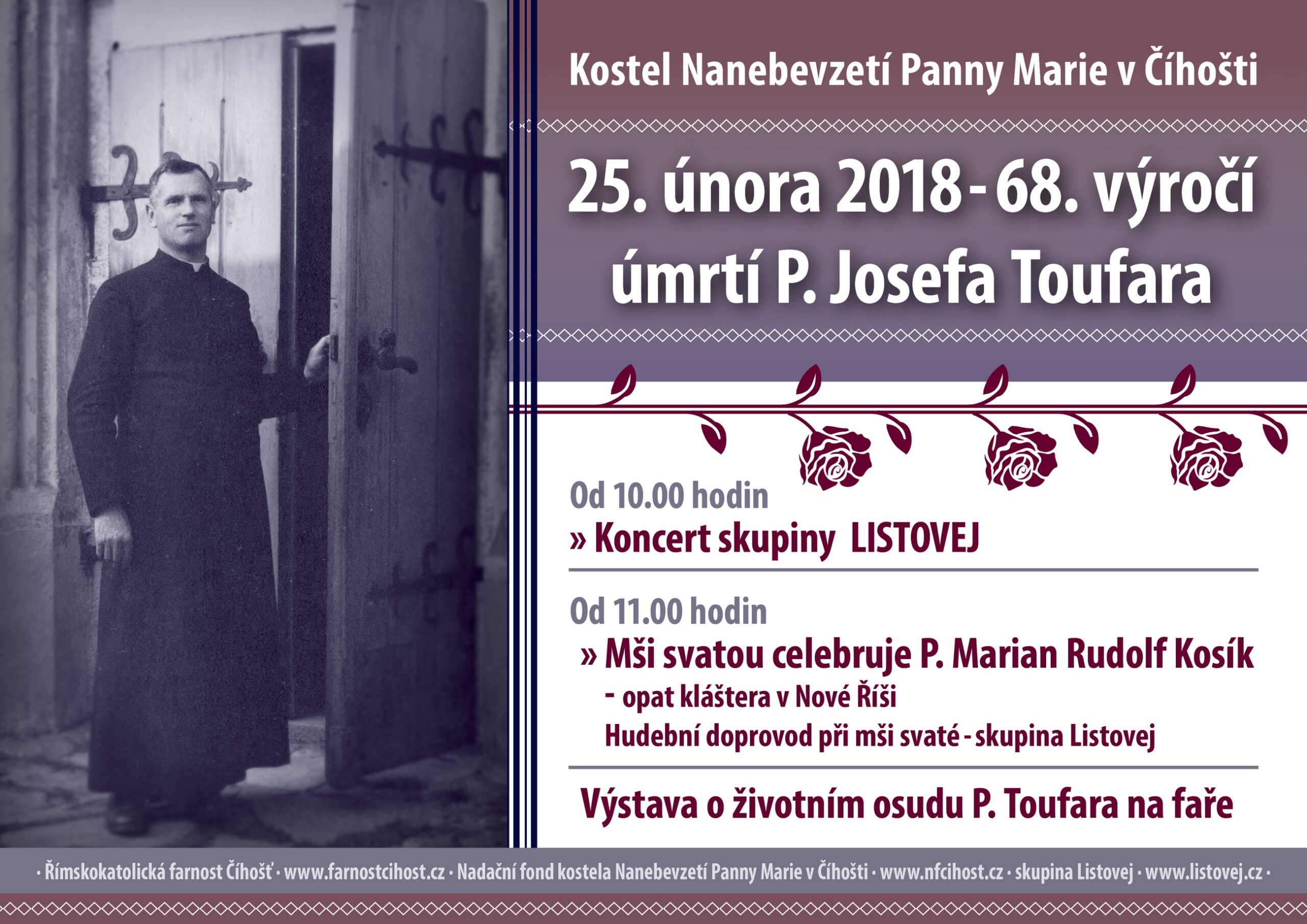 Výročí úmrtí P. Toufara