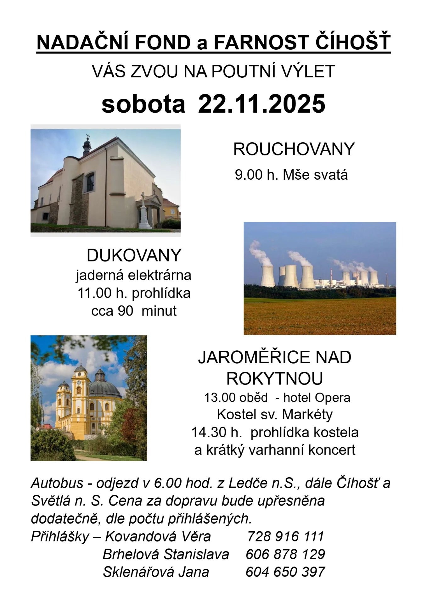 Podzimní poutní výlet